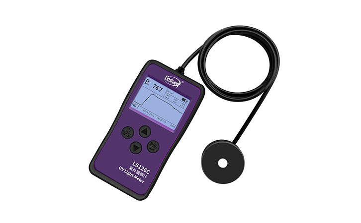 LS126C殺菌燈紫外輻照計曲線顯示 LS126C殺菌燈紫外輻照計曲線顯示